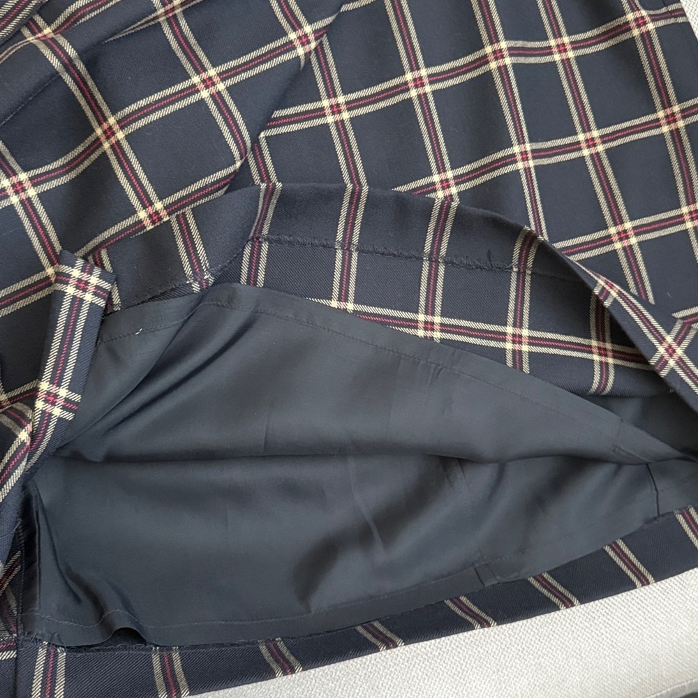 Brooks Brothers Wool Plaid Pencil Skirt Size 12 NWT - Picture 10 of 13